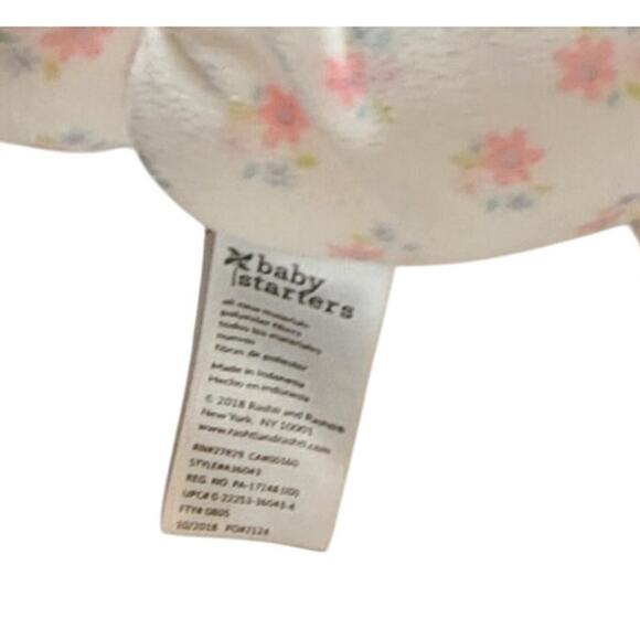 Baby Starters Brunette Plush Doll 10" Floral Pajamas Soft Baby Girl Stuffed Toy - Picture 8 of 8